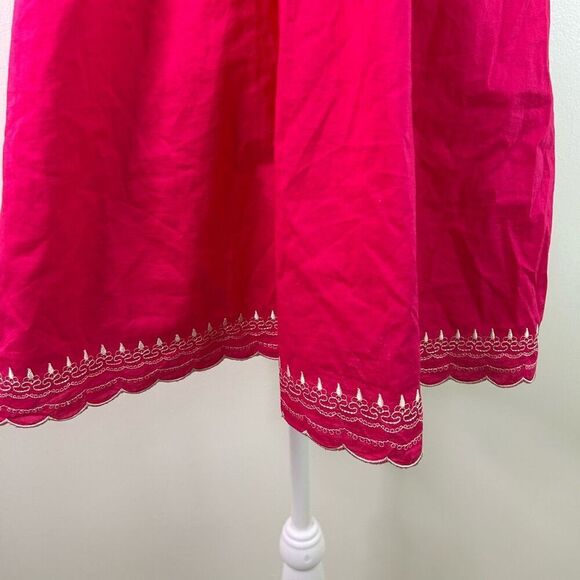 Twenty One Y2K Pink Babydoll Embroidered Boho Tunic Women’s M Spaghetti Strap - Picture 3 of 14